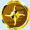 Escudo de madera y oro
